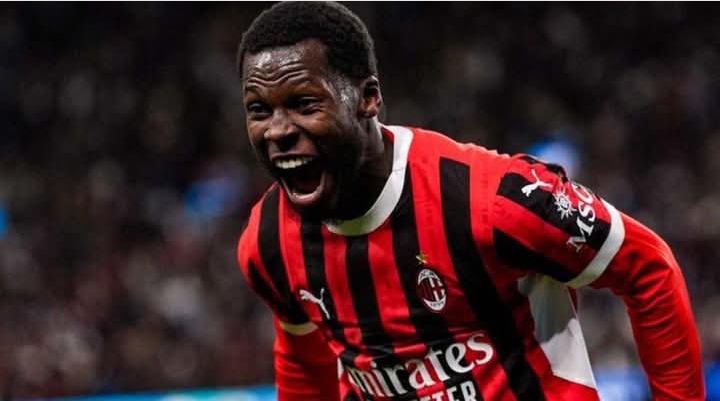 Yunus Musah, pemain AC Milan yang diminati Napoli. 