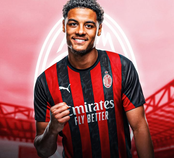 Koni De Winter, bek baru AC Milan pengganti Malick Thiaw yang hijrah ke Newcastle United.