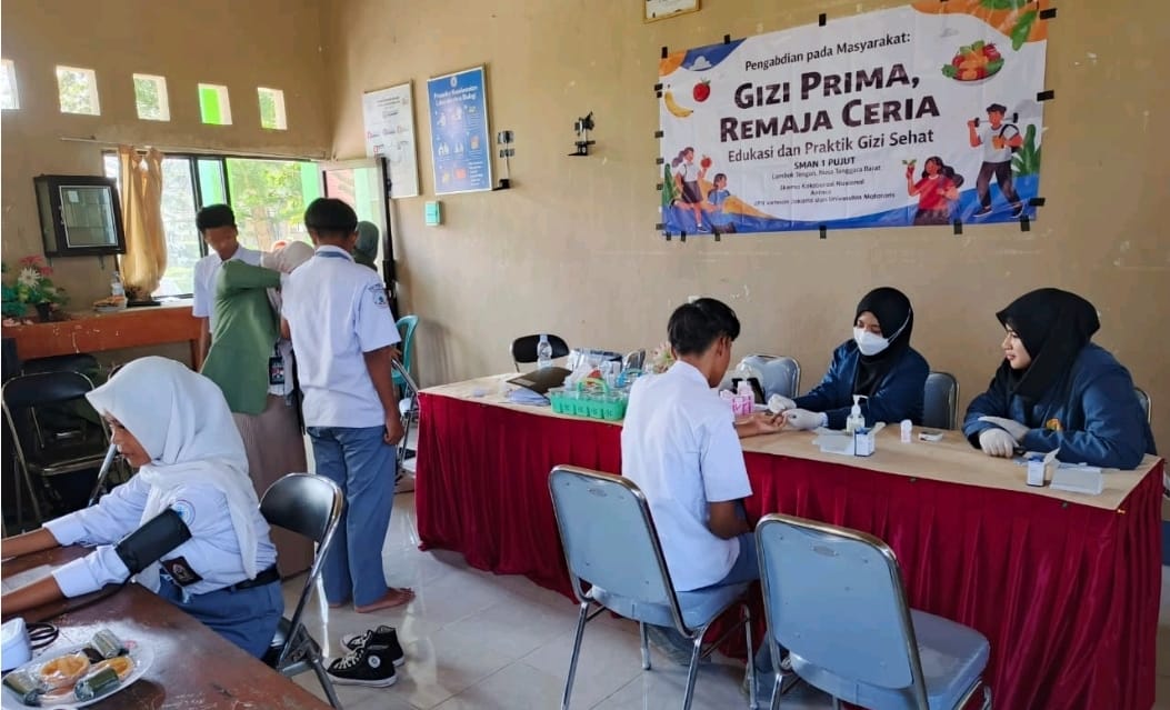 Remaja SMAN 1 Pujut Antusias Sambut Program Gizi UPN Veteran Jakarta dan UNRAM,&nbsp; Bikin Makan Sehat Jadi Asyik!