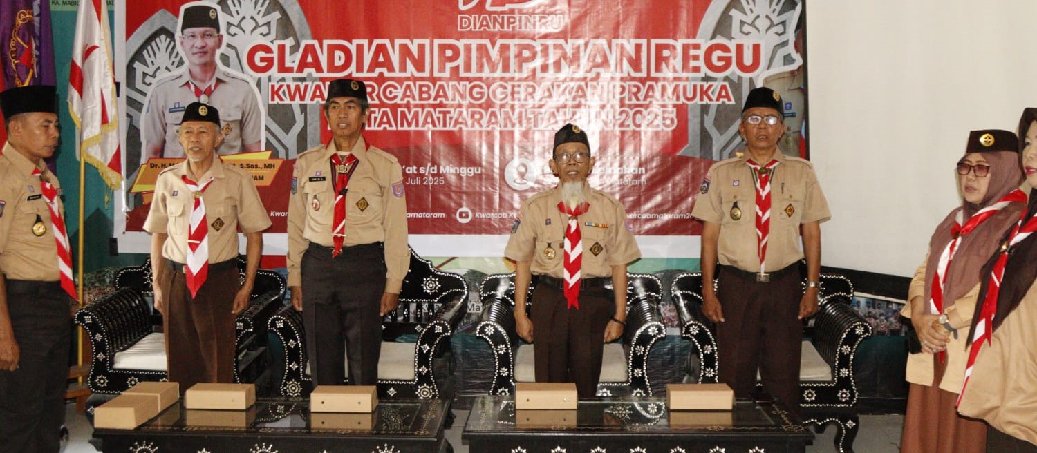 Kwarcab Gerakan Kota Mataram mengadakan Dianpinru di RTH Bumi Perkemahan H Moh Ruslan, Pagutan.