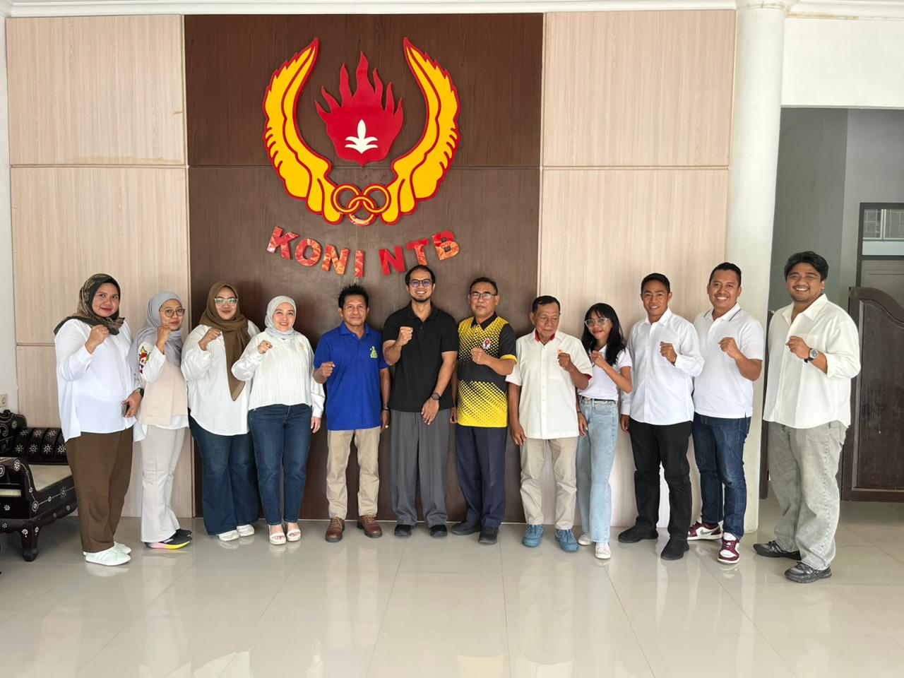 Pengprov PBPI usai berkoordinasi dengan KONI NTB terkait olahraga padel yang sudah masuk NTB.