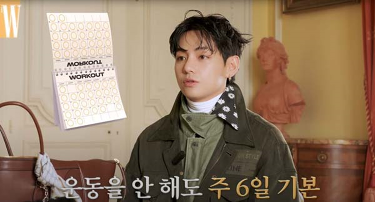 V BTS mengungkapkan rutinitas latihannya sendiri untuk menurunkan berat badan.