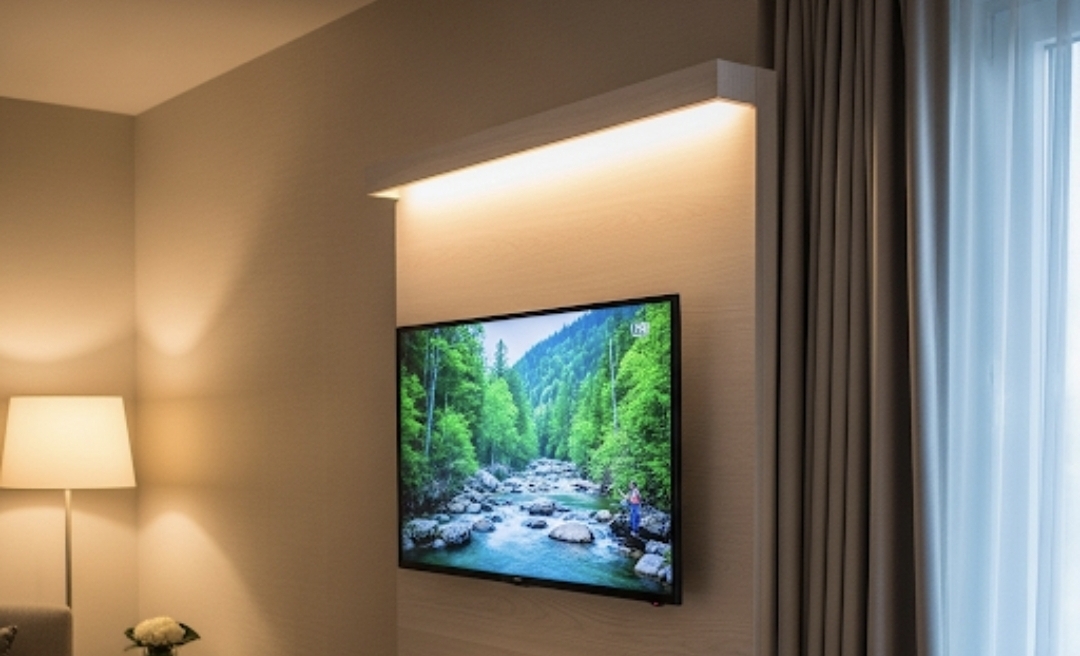 Bagi LMKN, TV di kamar hotel bisa digunakan tamu untuk mendengarkan musik. (ilustrasi)