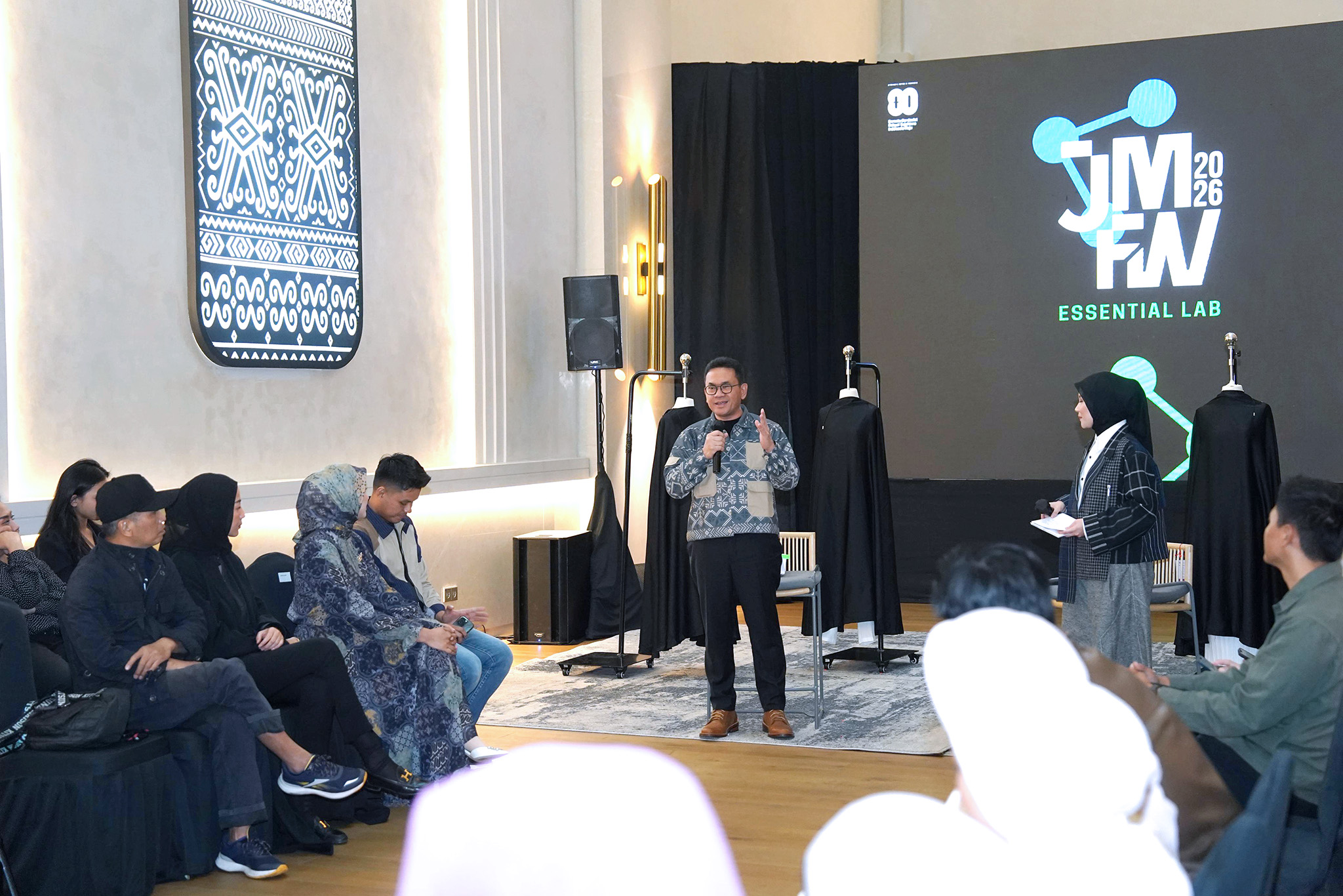 Menteri Perdagangan, Budi Santoso, secara resmi meluncurkan ajang modest fashion Jakarta Muslim Fashion Week (JMFW) 2026 yang digelar di Jakarta, Selasa (12/8).