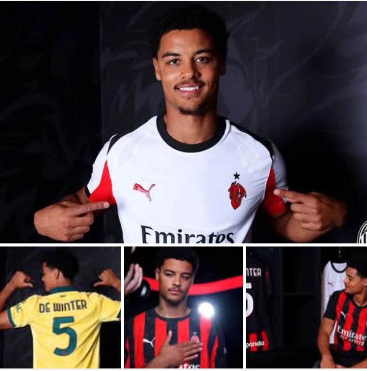 Koni De Winter, pemain baru AC Milan yang kemungkinan segera mendapat debut.