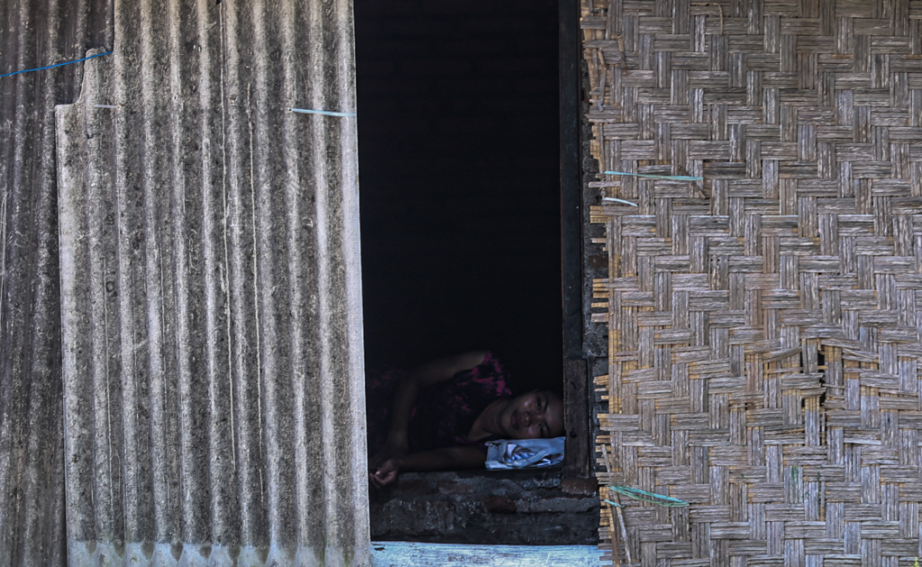 KEMISKINAN: Rumah Tidak layak huni salah satu warga di Kota Mataram.&nbsp;