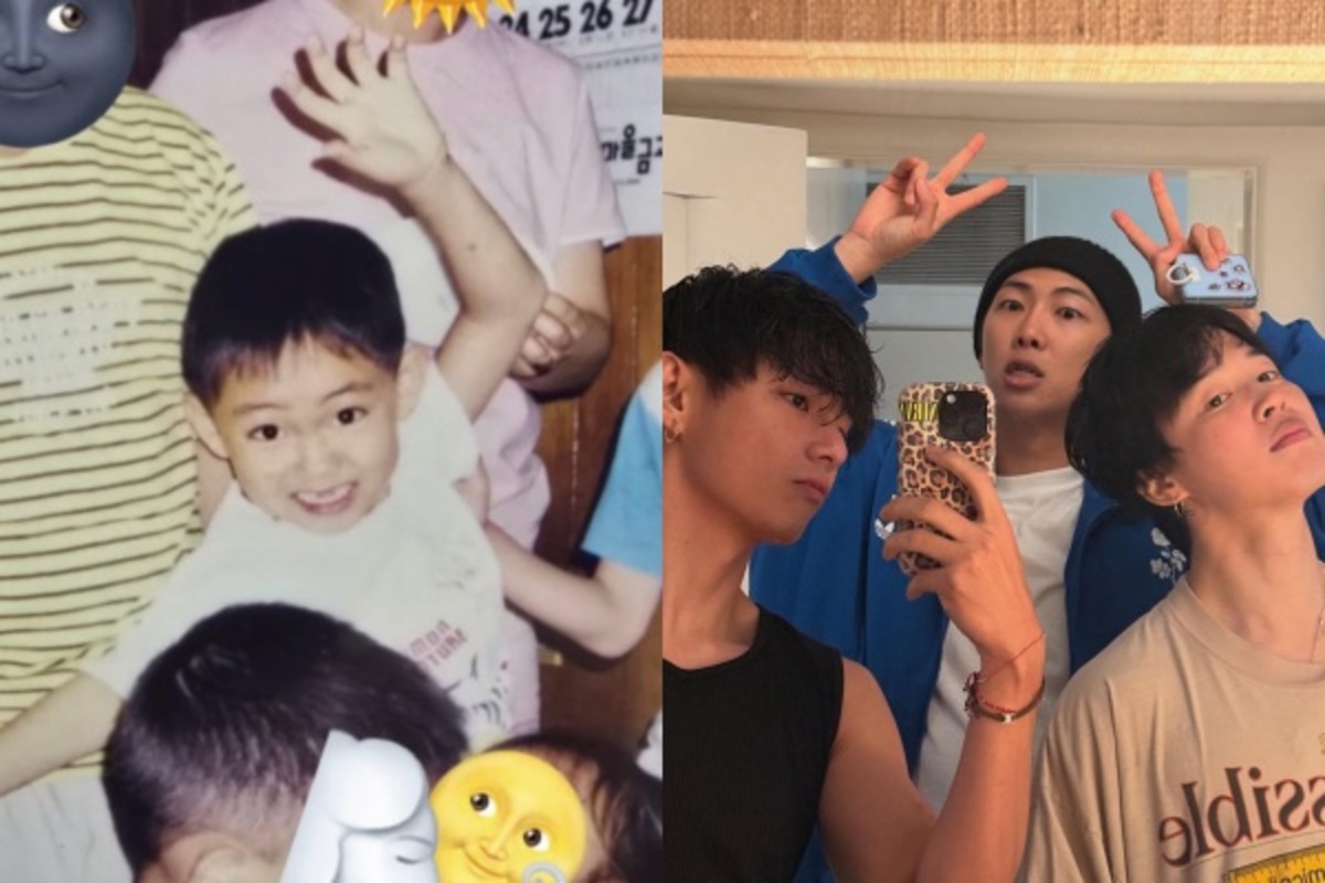 V BTS unggah foto masa kecil hingga reuni hangat bersama member BTS.