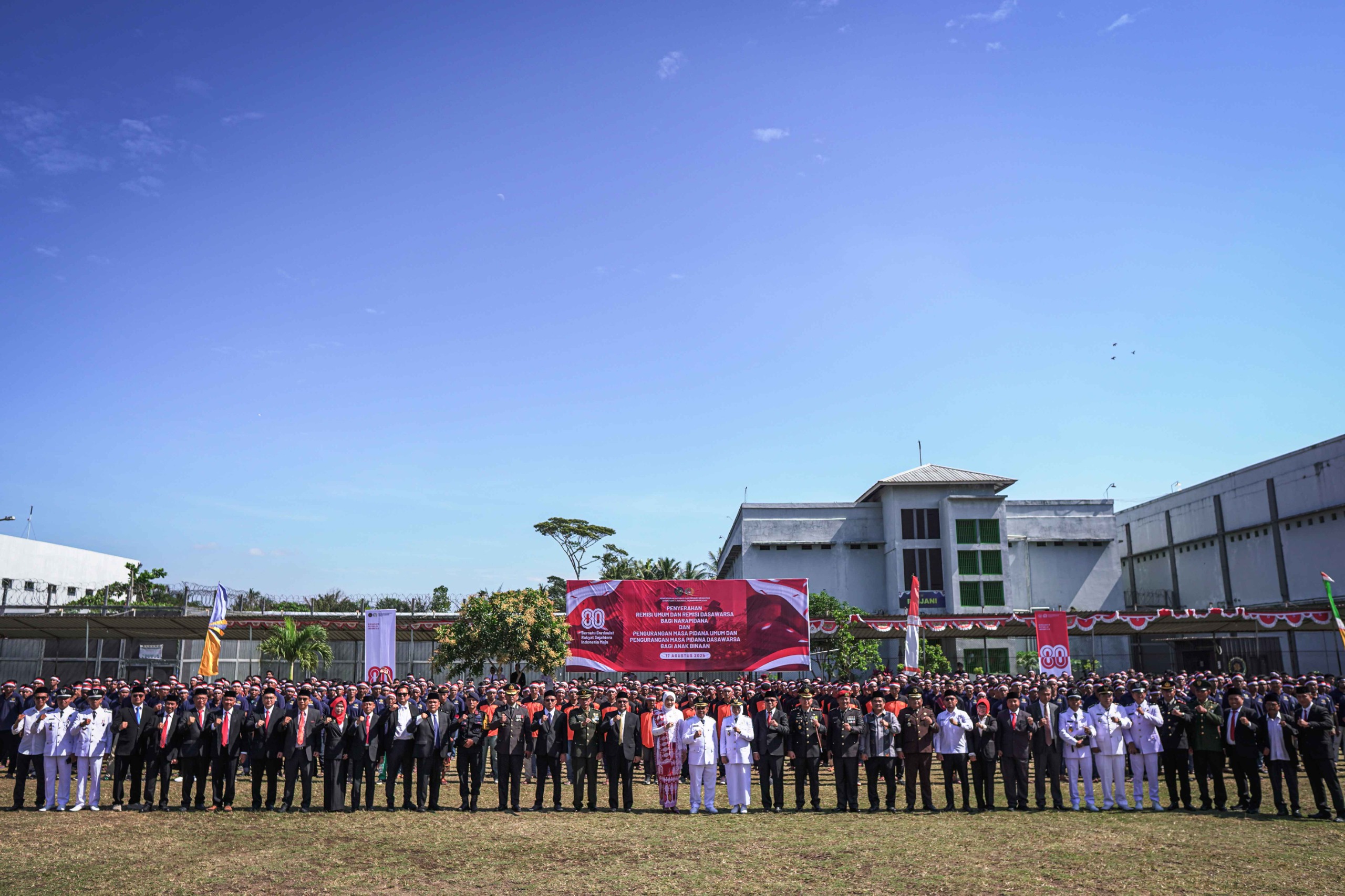 Dapat Remisi: Ribuan narapidana atau warga binaan Lapas Kelas IIA Lombok Barat mendapatak remisi bertepatan dengan HUT Kemerdekaan RI 17 Agustus 2025.