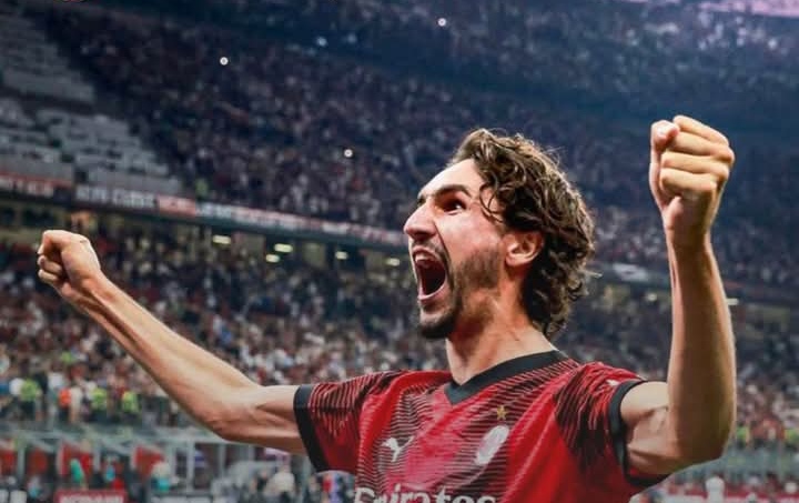 Yacine Adli, pemain AC Milan yang diminati Sassuolo.