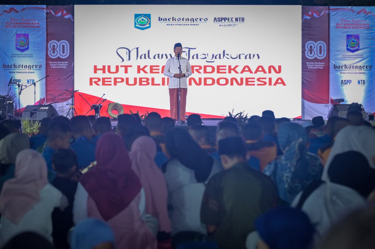Malam Syukuran HUT RI, Gubernur Iqbal Minta Masyarakat Bersatu dan Tetap Kompak