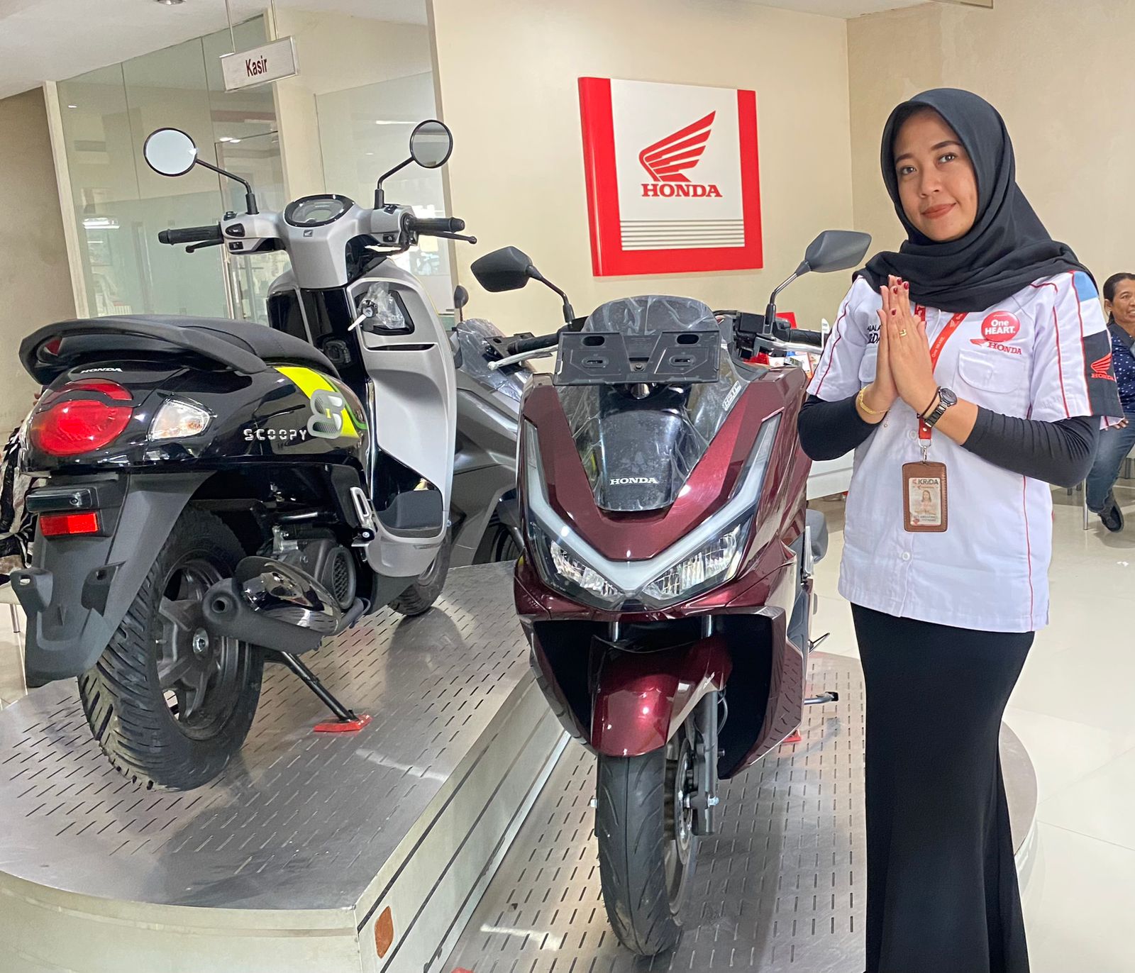 PRODUK UNGGULAN : Contoh produk andalan Honda yang diminati konsumen.