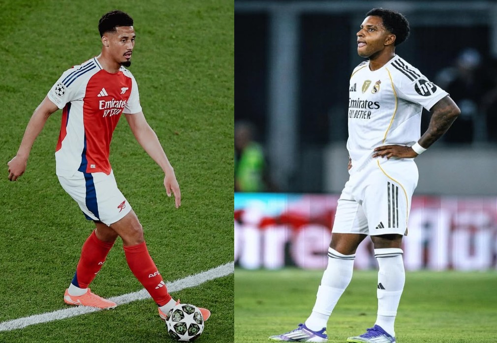 Real Madrid berniat menukar Rodrygo untuk pemain Arsenal William Saliba.