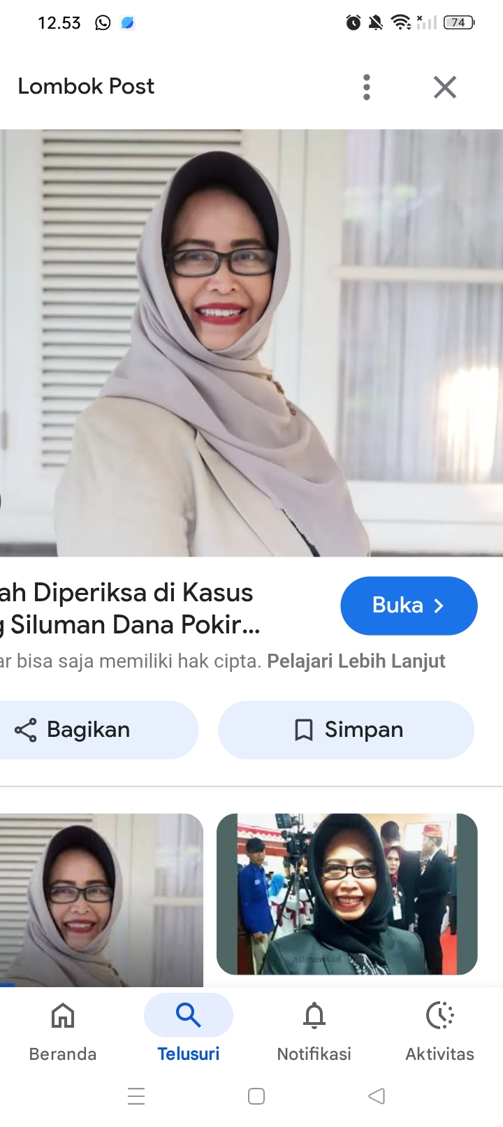 Hj Nanik Suryatiningsih menegaskan jika dirinya sama sekali tidak pernah menerima dana siluman atau fee Pokir DPRD NTB Tahun Anggaran 2024 seperti yang dituduhkan stiker liar yang beredar.