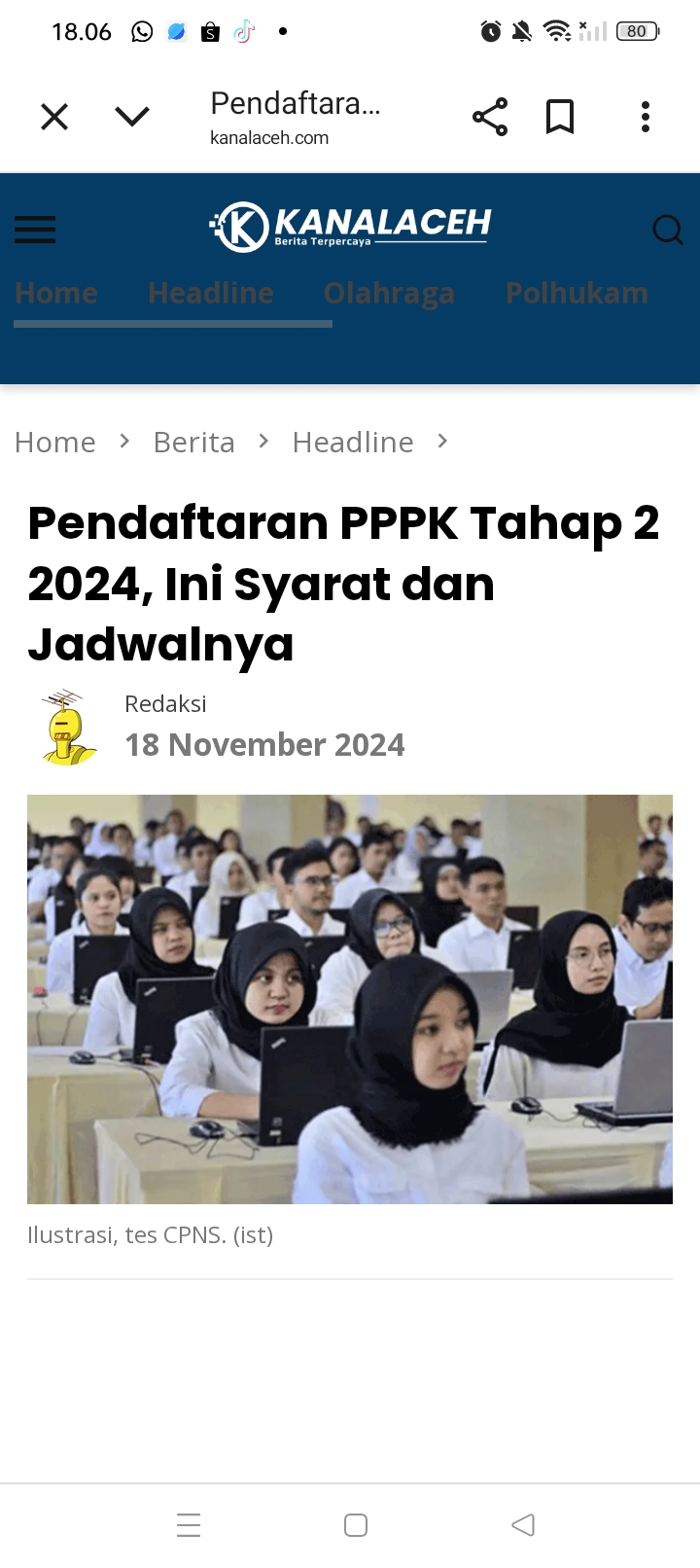 Terdapat perbedaan penutupan pendaftaran PPPK 2025 pada kriteria paruh waktu yakni periode pendaftaran dan konsekuensi batas akhir.