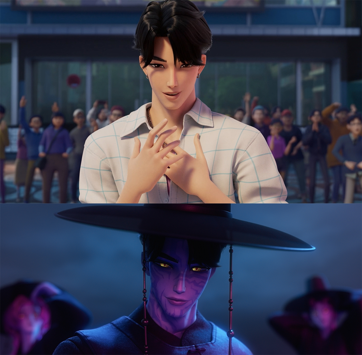 Jin Woo, salah satu karakter di film KPop Demon Hunters