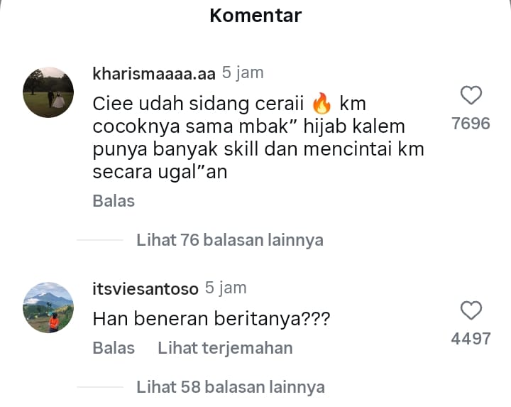 Kabar Perceraian Pratama Arhan Viral, Akun Instagramnya Diserbu Netizen