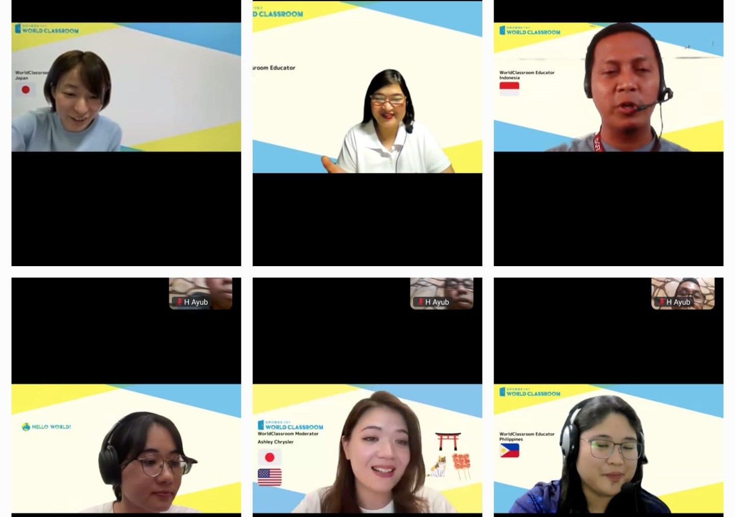 H Ayub, guru SMAN 1 Gerung mengikuti Global Teacher&rsquo;s Summit, angkat tagline NTB Mendunia secara daring.