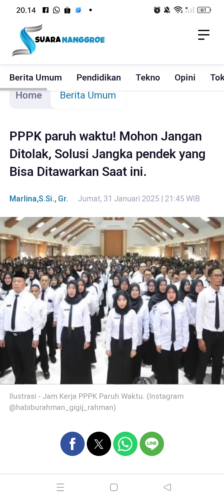 Bagi pelamar yang lulus sebagai pegawai PPPK Paruh Waktu, wajib mengetahui turan pakaian dinas untuk dikenakan pada hari kerja resmi ditetapkan.