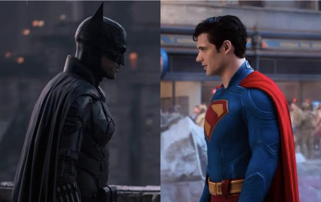 Batman Robert Pattinson dan Superman David Corenswet sangat mungkin berada dalam satu dunia. (istimewa)