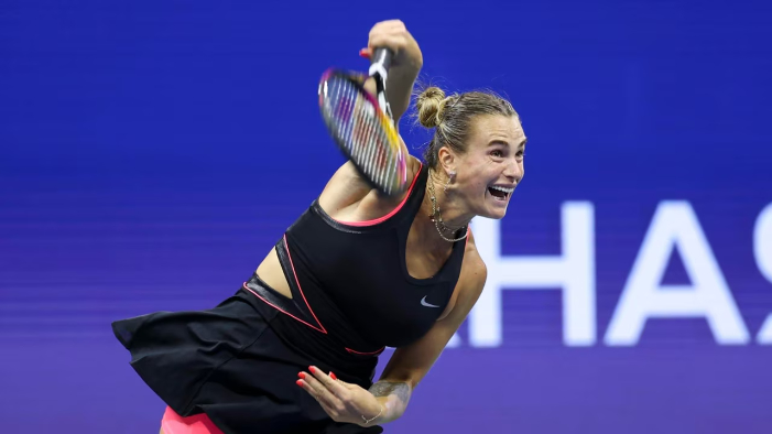 Aryna Sabalenka kalahkan Kudermetova 7-6, 6-2 di US Open 2025. Paolini juga melaju usai singkirkan Jovic, siap hadapi Vondrousova.