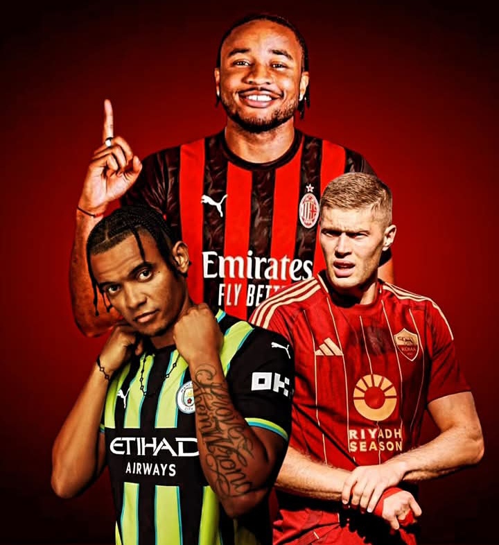 Sat set 3 calon pemain AC Milan, Christopher Nkunku, Arthem Dovbyk, dan Manuel Akanji.