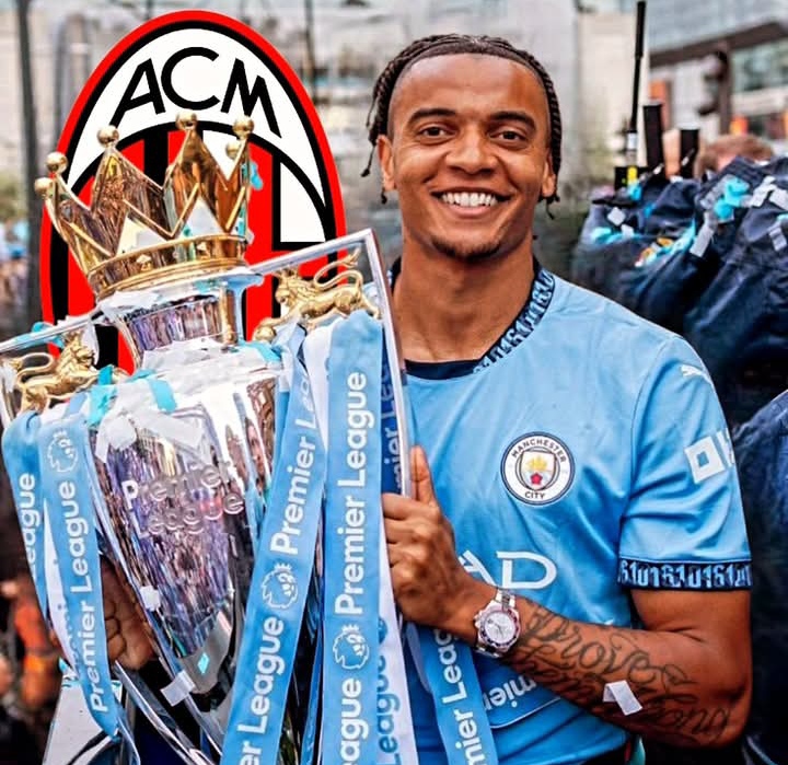 Bek Manchester City Manuel Akanji yang diminati AC Milan.