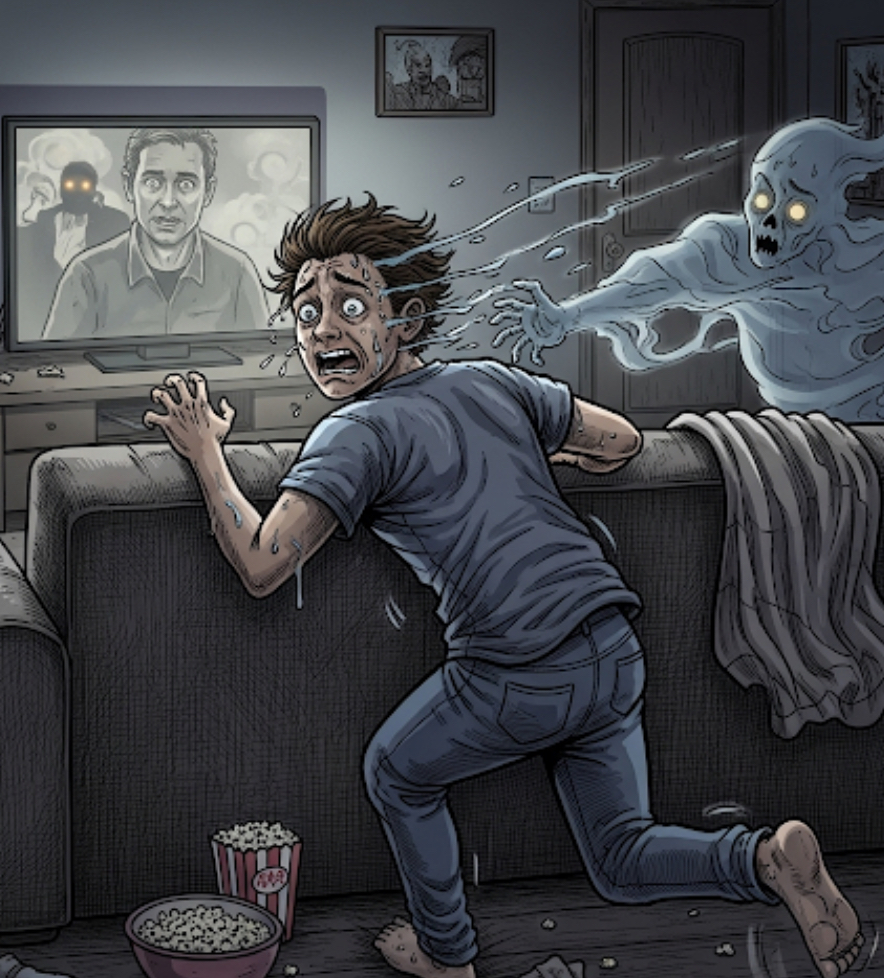 Ilustrasi menonton film seolah berlari 40 menit