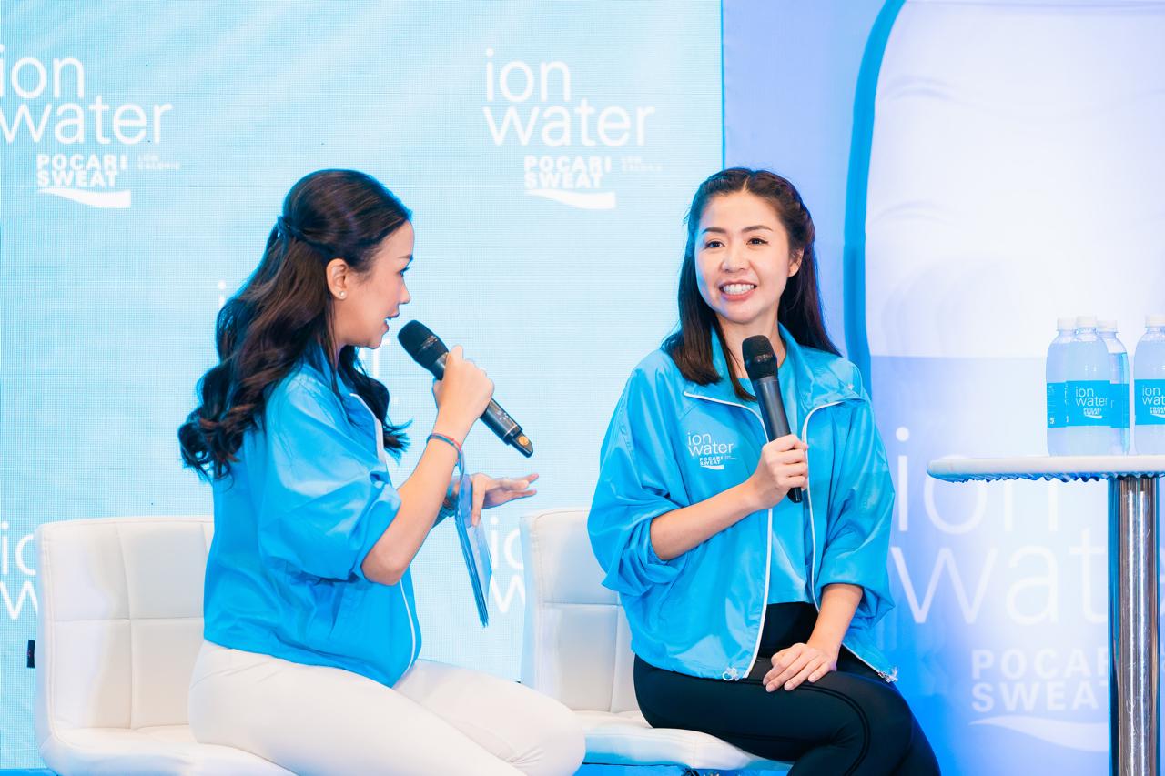 Puspita Winawati, Marketing Director PT Amerta Indah Otsuka memberikan penjelasan terkait event IONATION 2025.