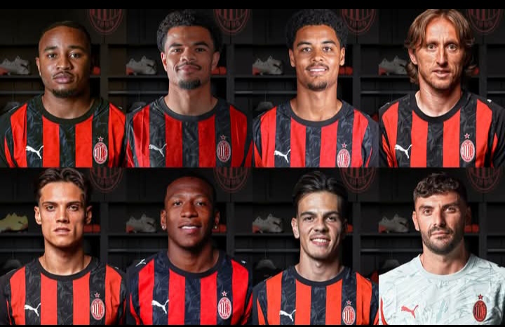 Delapan rekrutan terbaru AC Milan tahun ini termasuk Christopher Nkunku.