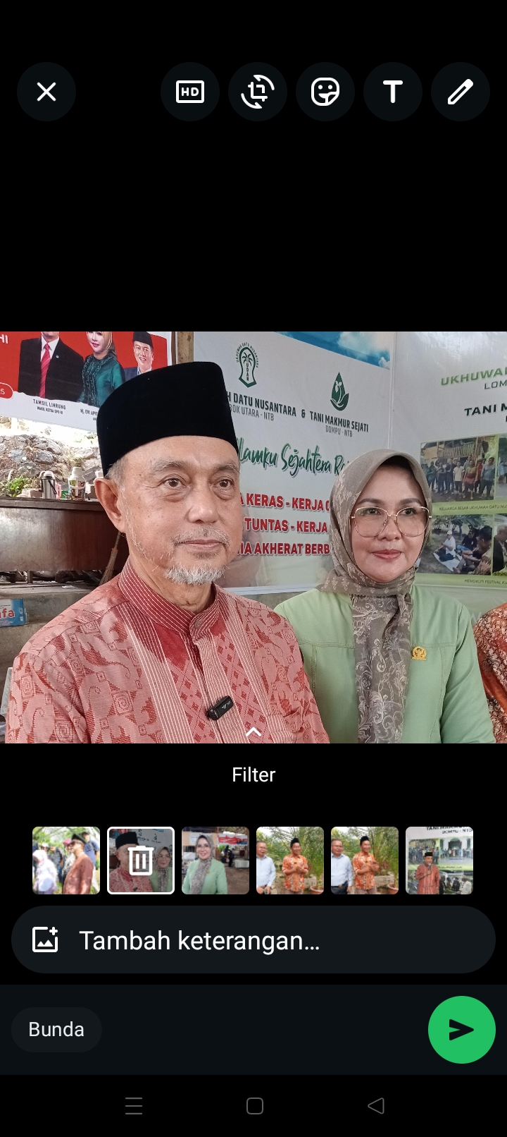 Merasa kagum dengan hasil budidaya kurma dan kacang sacha Inchi Lombok Utara, Wakil Ketua DPD RI Tamsil Linrung, dan sejumlah Anggota DPD RI, termasuk Evi Apita Maya (Dapil NTB) berniat investasi.