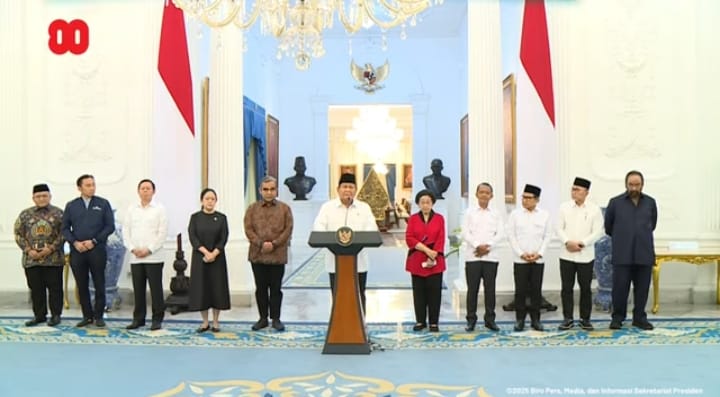 Pernyataan Presiden RI setelah Pertemuan dengan Para Pemimpin Partai Politik  dan Pimpinan Lembaga Negara