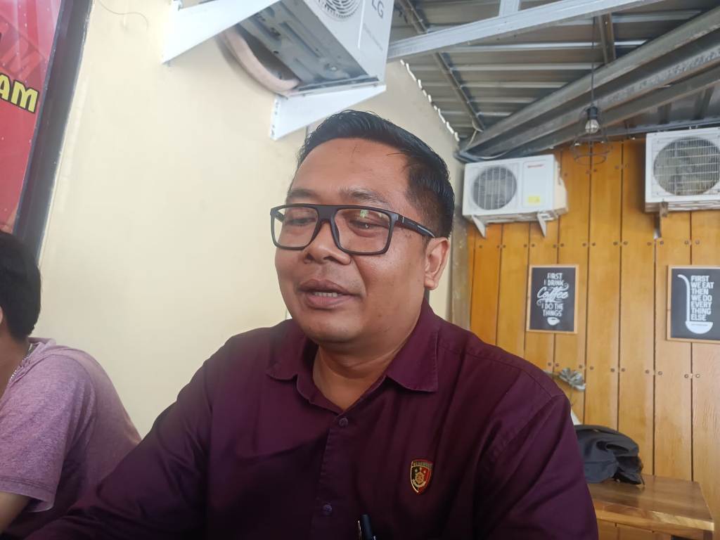 Kanit Tipikor Satreskrim Polresta Mataram Iptu I Komang Wilandra bahas terkait kasus sewa alat berat.&nbsp;
