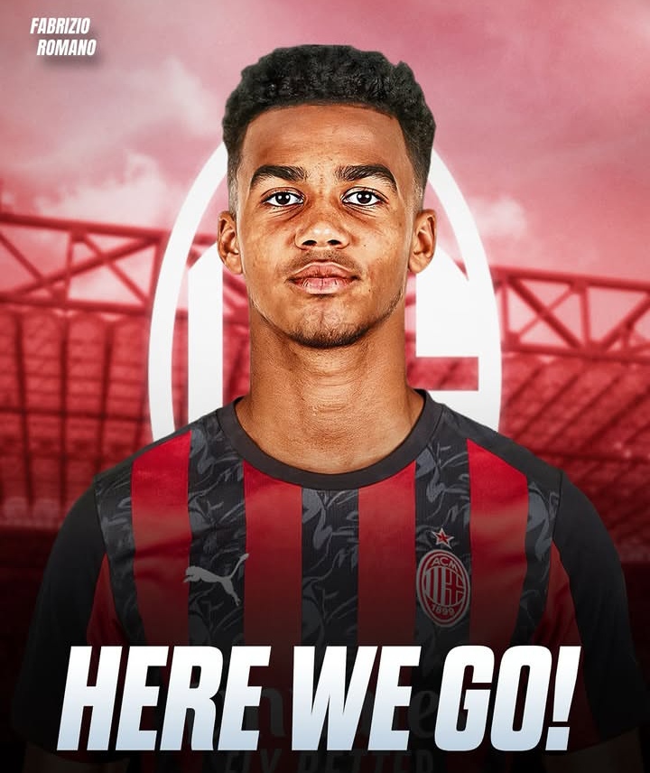 David Odegu, rekrutan teranyar AC Milan yang telah diumumkan Fabrizio Romano.