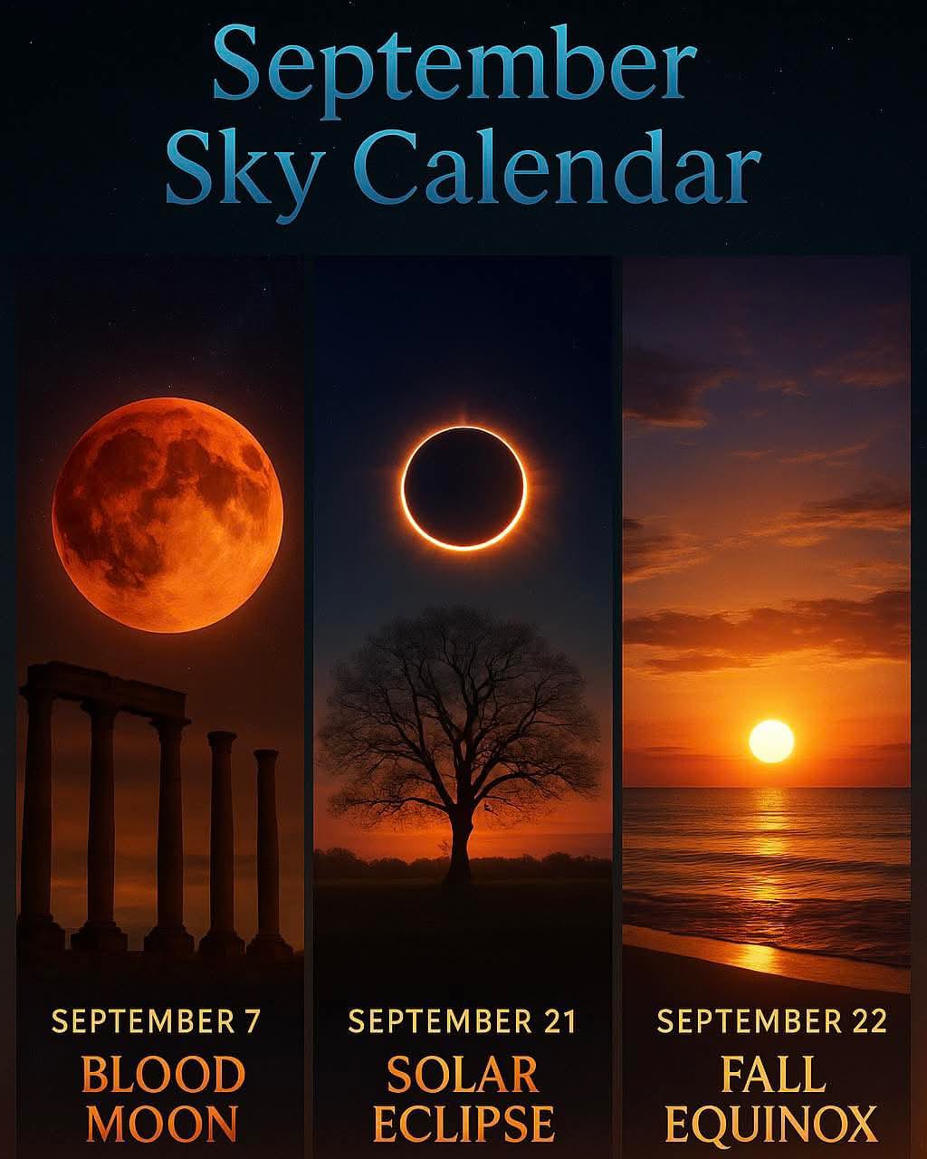 Kalender Langit September 2025, Tiga Fenomena Langka yang Paling Dinanti
