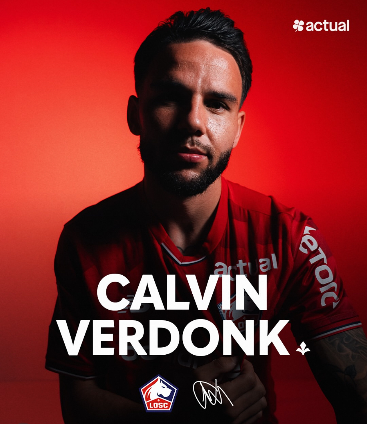 Postingan terbaru Losc Lille terkait kedatangan Verdonk.