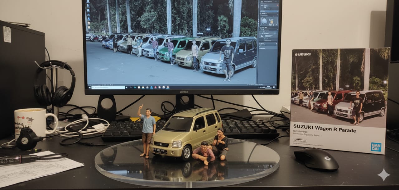 Model Kit Otomotif Kini Tanpa Lem dan Cat, Hanya Bermodal Prompt AI.