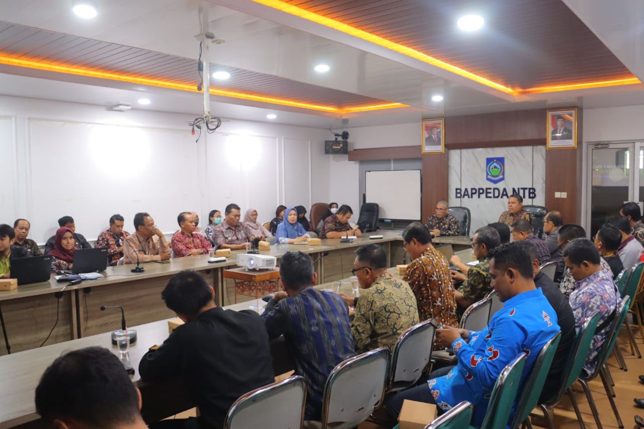 Bappeda NTB saat menggelar sosialisasi Sistem Informasi Desa Berdaya bersama perwakilan OPD terkait, serta seluruh camat, lurah, dan kepala desa se-Provinsi NTB, beberapa waktu lalu.