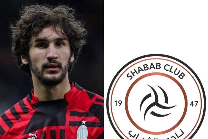 Yacine Adli, gelandang AC Milan yang dilepas ke Al Shahab, klub Arab Saudi.