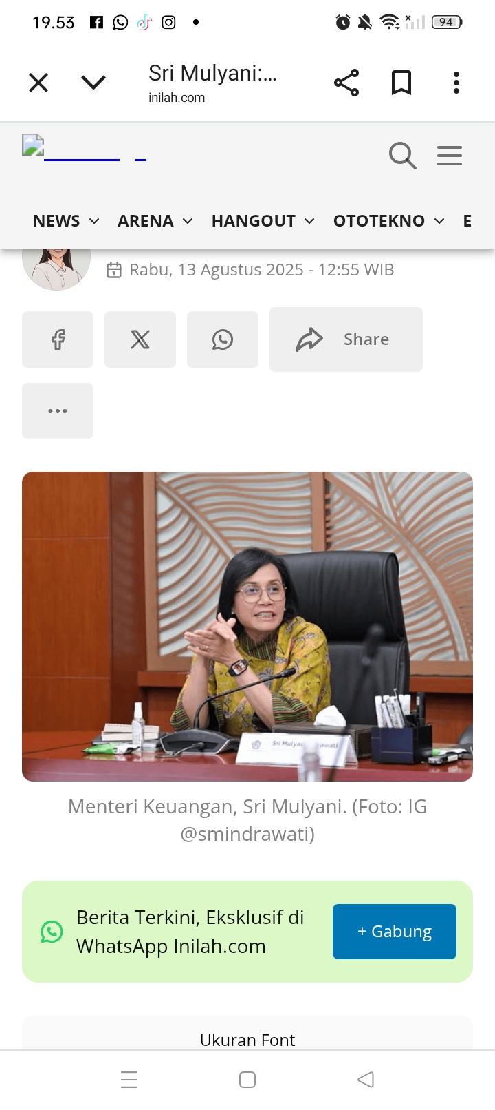 Sri Mulyani sempat menjadi sorotan saat aksi demo merebak pada akhir Agustus lalu, kebijakan terkait pajak dan anggaran dinilai memberatkan masyarakat.