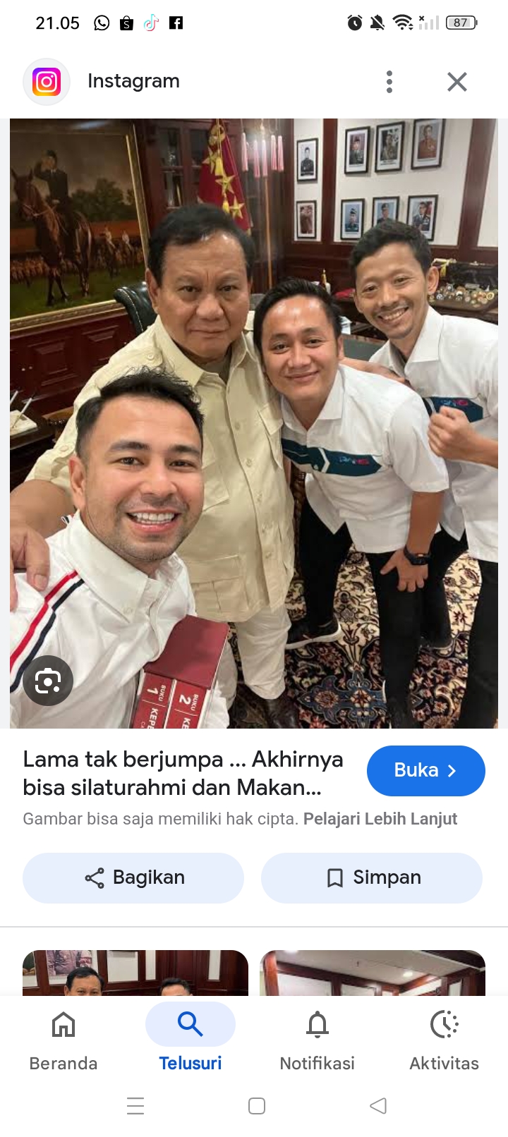 Gara-gara dekat dengan Presiden Prabowo, Raffi Ahmad malah diisukan bakal jadi Menteri Pemuda dan Olahraga (Menpora).