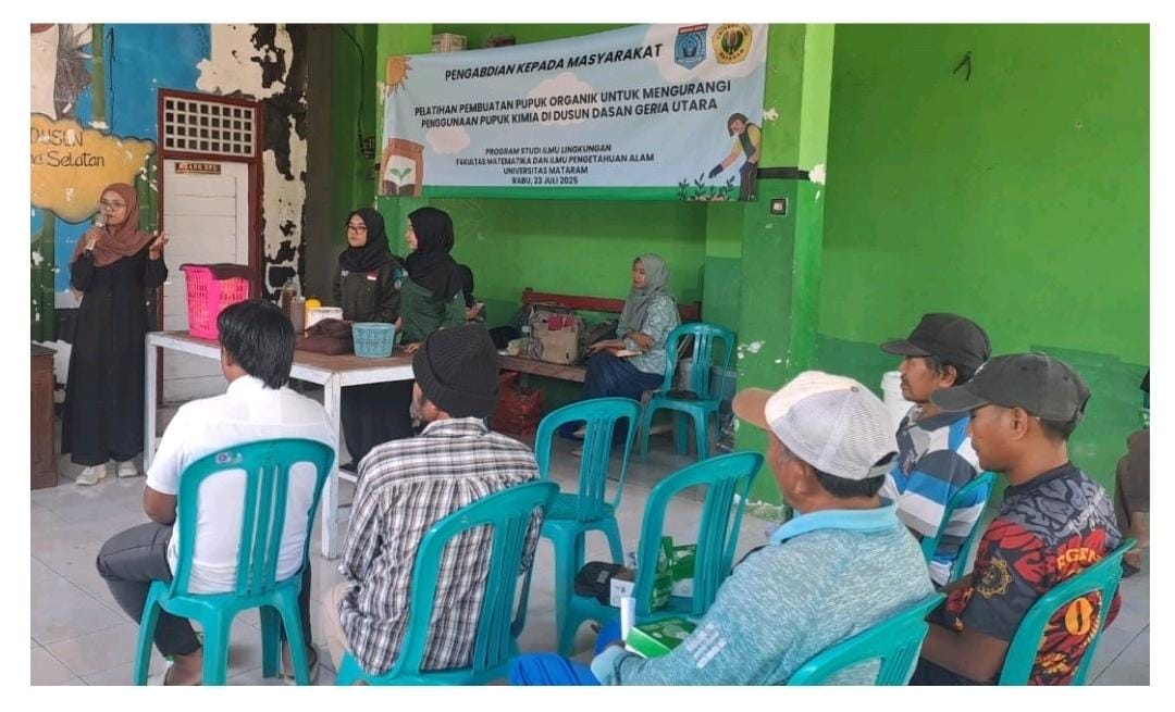 Inovasi Dosen Unram Ajak Warga Dasan Geria Lawan Pupuk Kimia, Lirik Sampah Jadi Rupiah