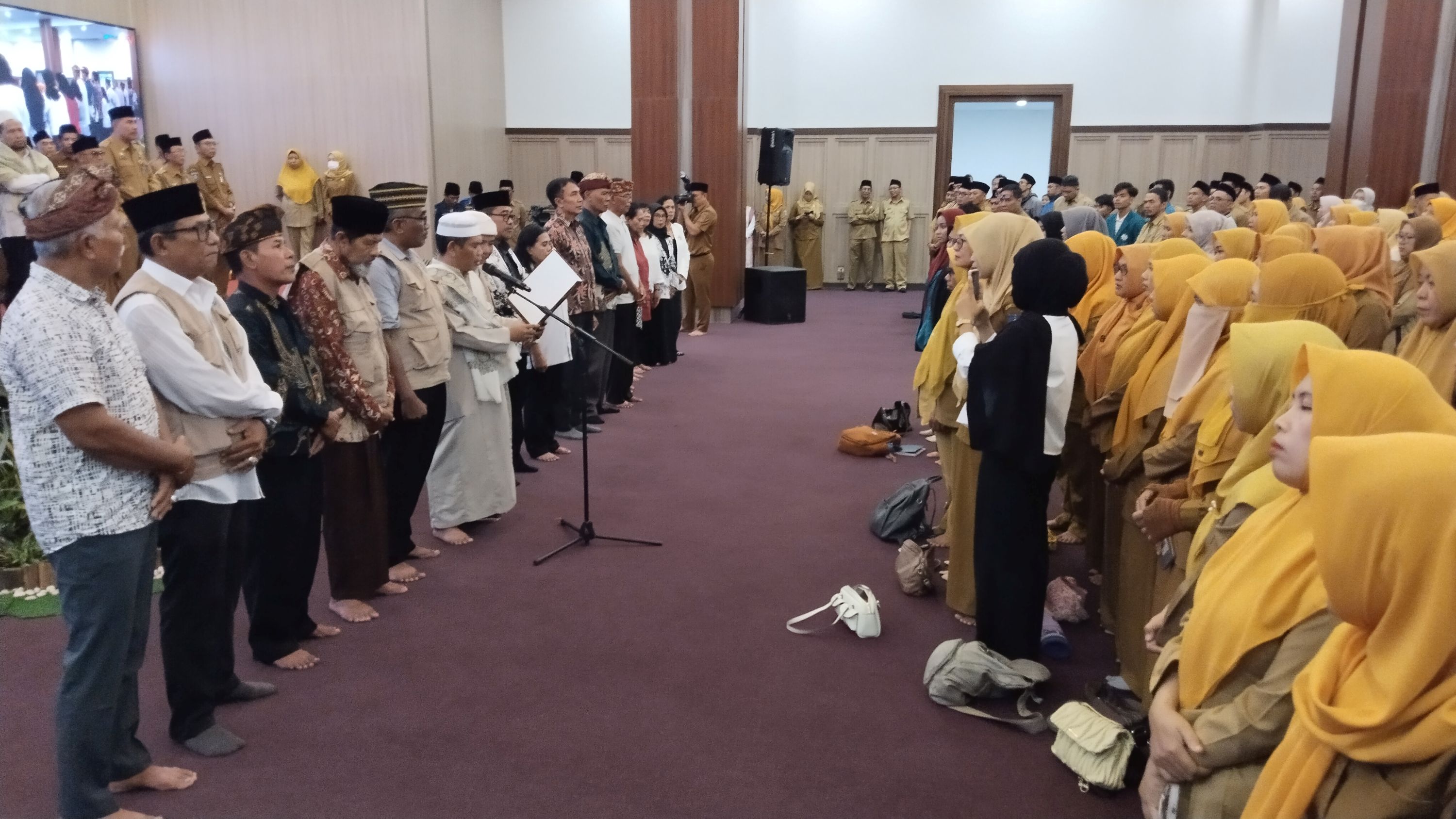 FKUB Lombok Tengah bacakan pernyataan sikap dan menyerukan seluruh komponen bangsa untuk menjaga persatuan dalam kegiatan Maulid Nabi Muhammad SAW