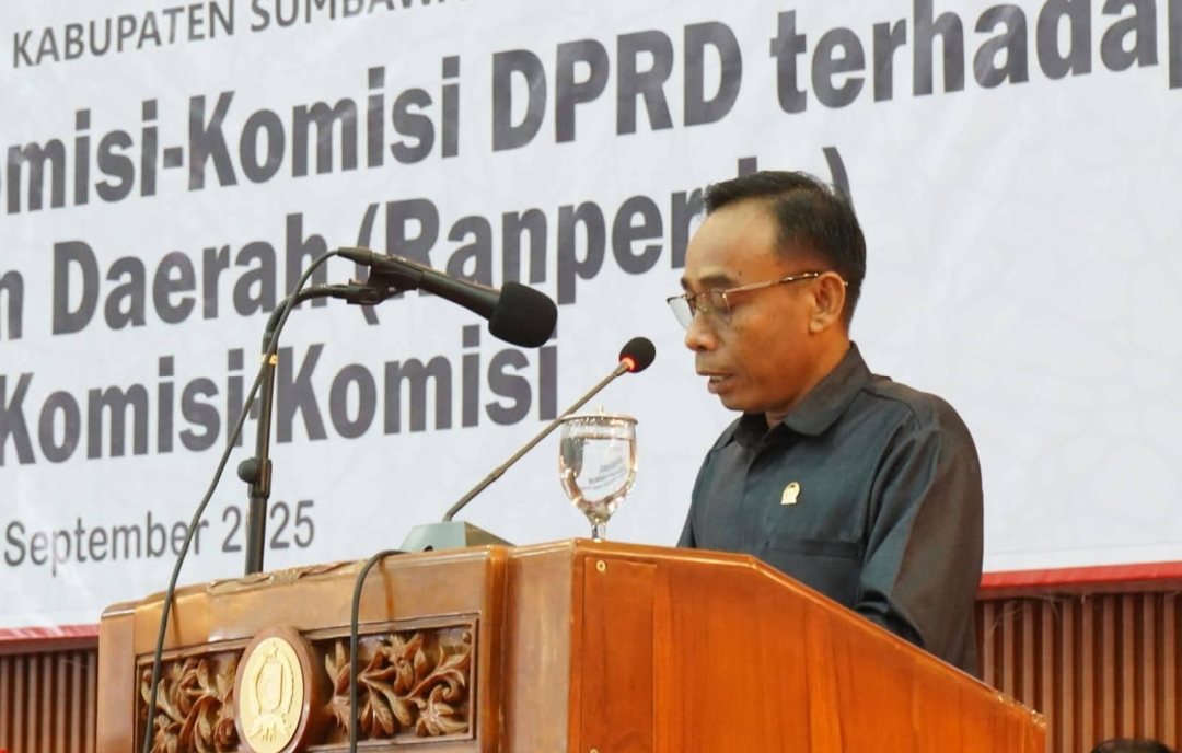 Juru Bicara Komisi III DPRD Sumbawa H Rusdi.