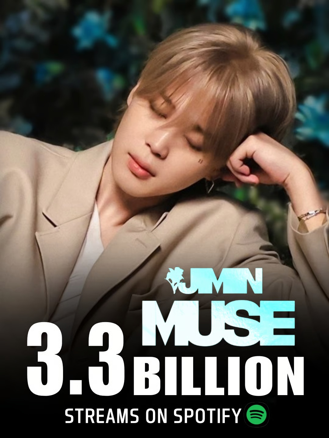 Muse jimin bts jadi album berbahasa korea tercepat capai 3,3 miliar streaming spotify
