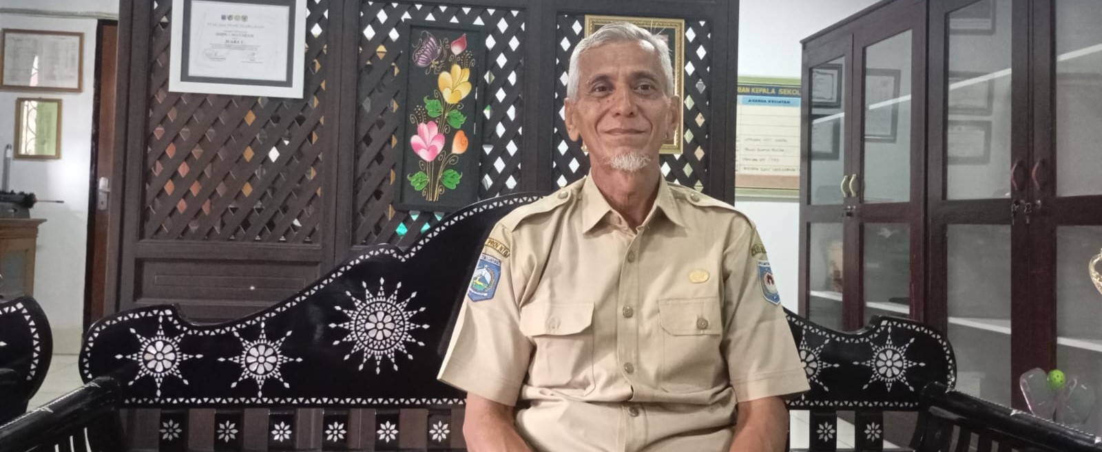 Kepala SMPN 1 Mararam Saptadi Akbar