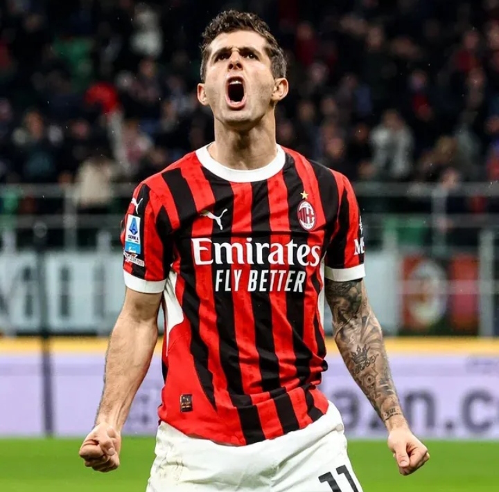 Christian Pulisic, pemain AC Milan yang tengah on fire.