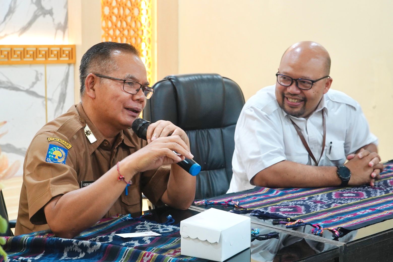 Deputi Bidang Fasilitasi Riset dan Inovasi Badan Riset dan Inovasi Nasional (BRIN) lakukan audensi ke BRIDA NTB Senin (15/9).