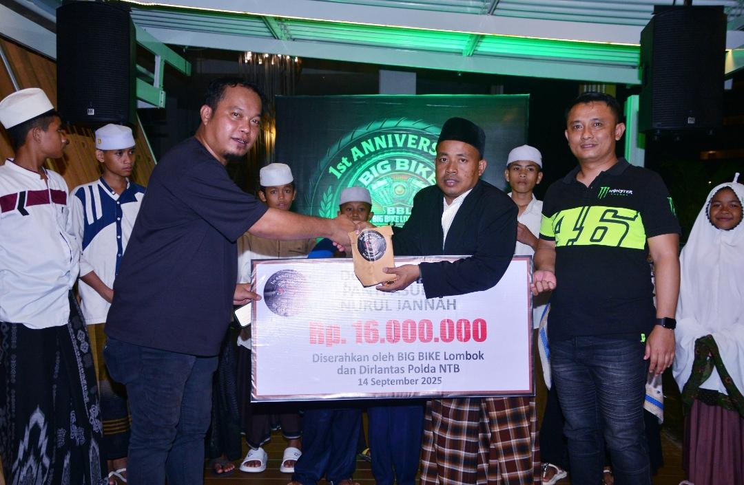 Perayaan 1st Anniversary menjadi momentum penting yang menandai eksistensi BBL sebagai rumah besar pecinta motor besar di NTB.
