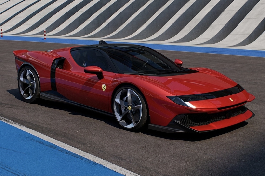 Ferrari 849 Testarossa Assetto Fiorano 2026 mengandalkan mesin V8 4.0 liter turbocharged yang dikawinkan dengan tiga motor listrik. (istimewa)