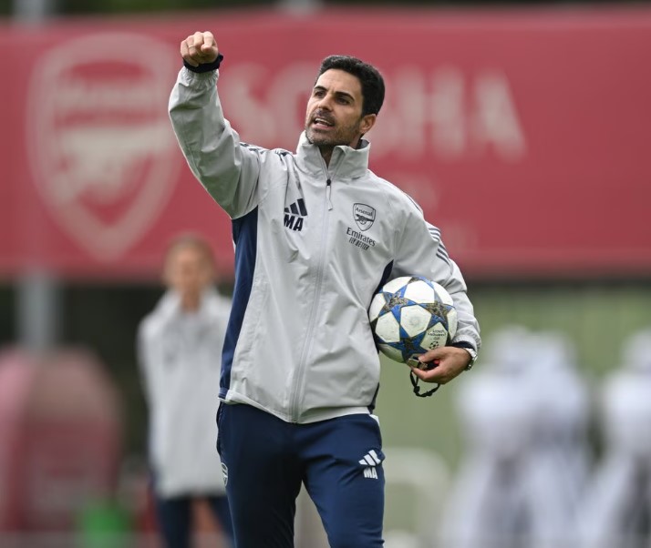 Pelatih Arsenal Mikel Arteta memasang target juara di Liga Champions.